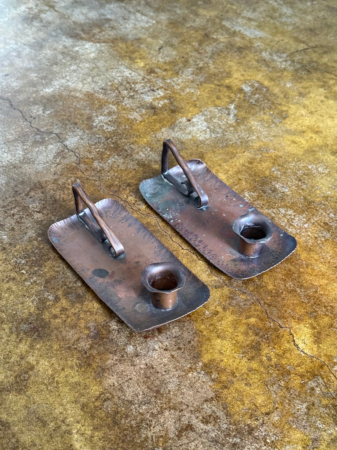 Arts and Crafts Candle Holders