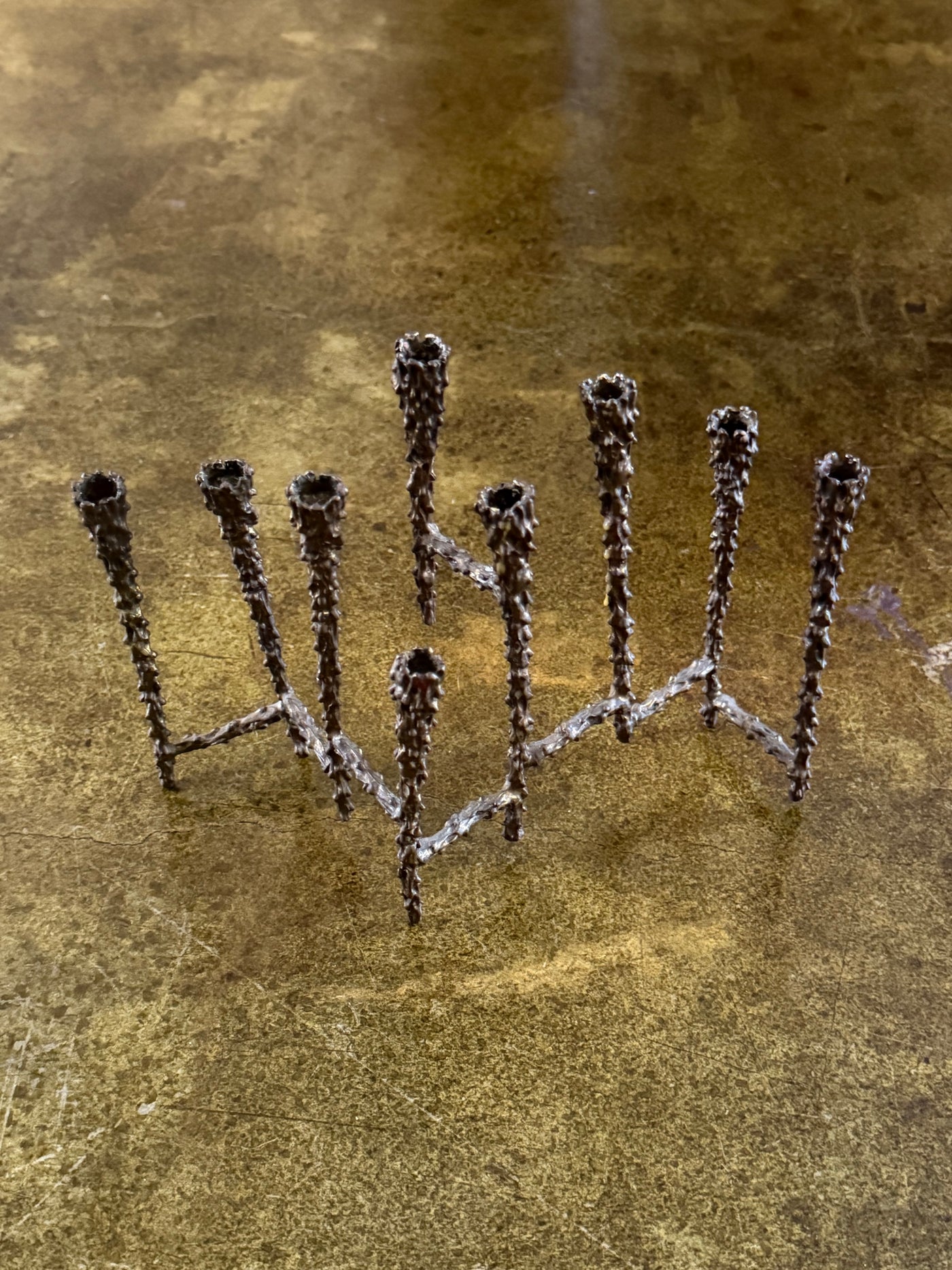 Brutalist Menorah