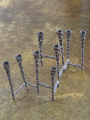 Brutalist Menorah