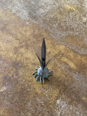 Verdigris Bud Vase